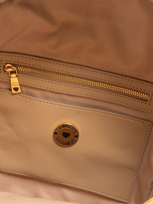 BOLD LOVE Petit sac &agrave; dos avec logo en relief ch&acirc;taigne - Sacs pour Femme