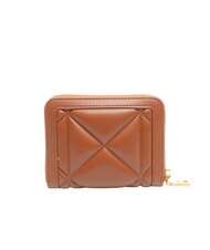 LOVE MOSCHINO EMBOSSED petit portefeuille zipp&eacute; ch&acirc;taigne - Portefeuilles Femme - 3