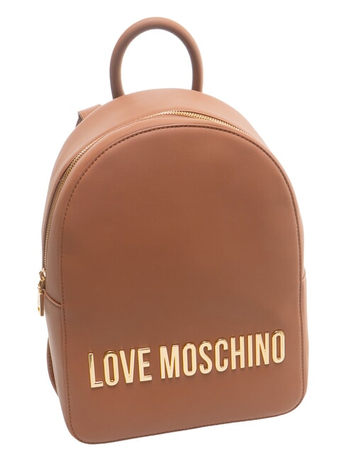 BOLD LOVE Sac &agrave; dos avec logo en relief ch&acirc;taigne - Sacs pour Femme