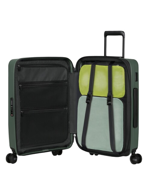 RESTACKD valise &agrave; roulettes, bagage &agrave; main extensible sauge - Valises cabine
