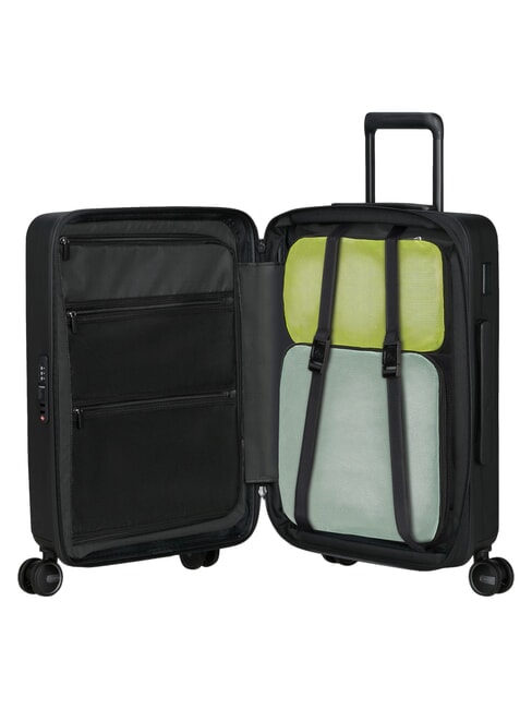 RESTACKD valise &agrave; roulettes, bagage &agrave; main extensible NOIR - Valises cabine