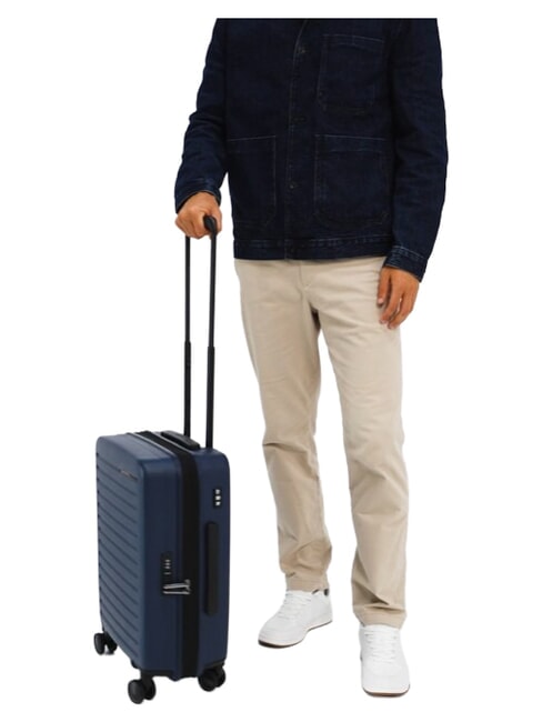 RESTACKD valise &agrave; roulettes, bagage &agrave; main extensible minuit - Valises cabine