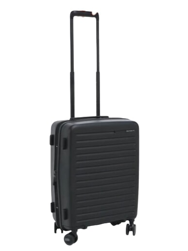 RESTACKD valise &agrave; roulettes, bagage &agrave; main extensible NOIR - Valises cabine