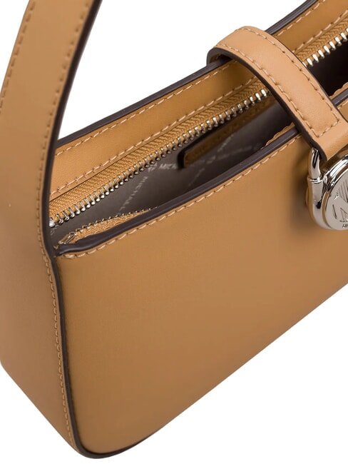LYRA Mini sac bandouli&egrave;re en cuir brun - Sacs pour Femme