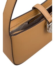 MICHAEL KORS LYRA Mini sac bandouli&egrave;re en cuir brun - Sacs pour Femme - 4