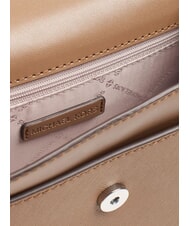 MICHAEL KORS MK Mini sac bandouli&egrave;re en cuir bois flott&eacute; - Sacs pour Femme - 4