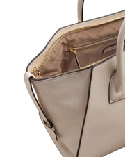 MICHAEL KORS AVRIL Sac &agrave; main en cuir, avec bandouli&egrave;re cr&egrave;me l&eacute;g&egrave;re - Sacs pour Femme - 5