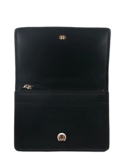 MK Portefeuille en cuir pour femme noir - Portefeuilles Femme