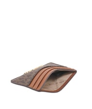 MICHAEL KORS JET SET LOGO Porte-carte plat brun - Portefeuilles Femme - 3