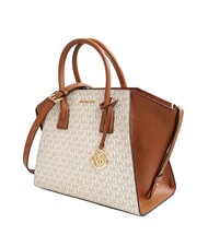 MICHAEL KORS LOGO Sac &agrave; main avec bandouli&egrave;re vanille - Sacs pour Femme - 3