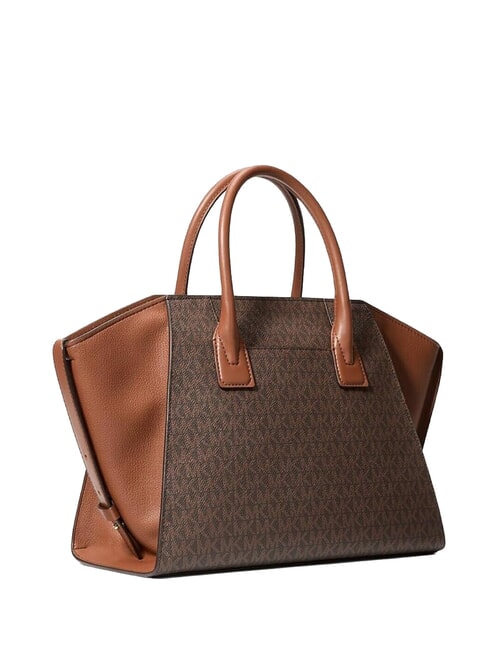 LOGO Sac &agrave; main avec bandouli&egrave;re brun - Sacs pour Femme