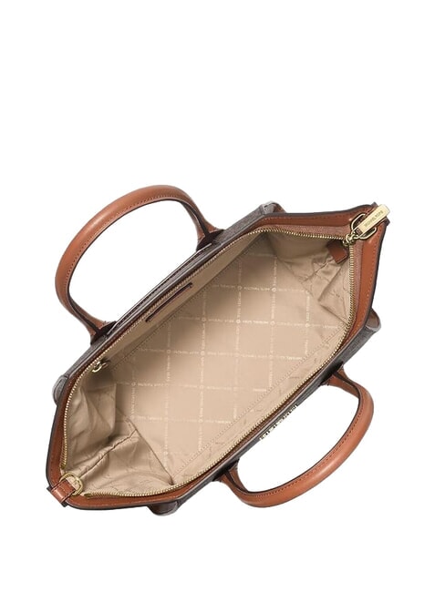 LOGO Sac &agrave; main avec bandouli&egrave;re brun - Sacs pour Femme