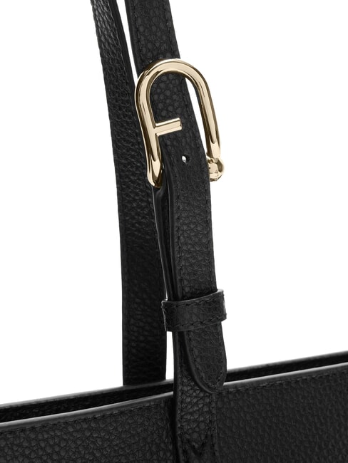 AVA Grand sac de courses en cuir int&eacute;rieur gris boueux + palissandre - Sacs pour Femme