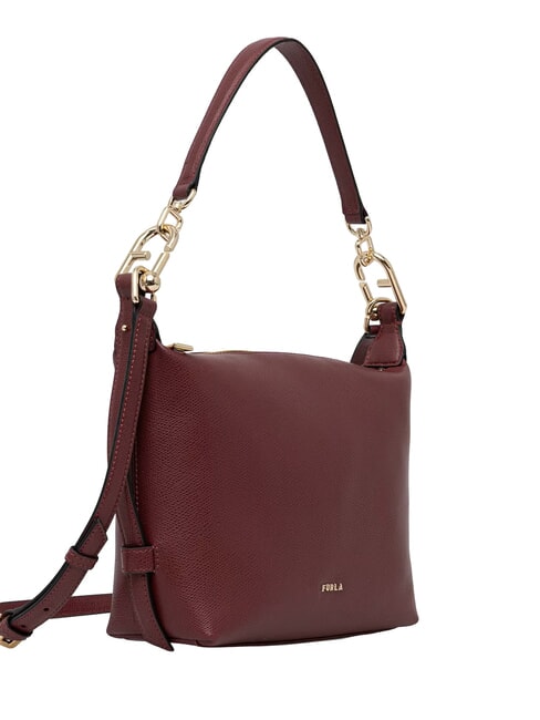 TONIE Petit sac en cuir avec bandouli&egrave;re pomme rouge - Sacs pour Femme