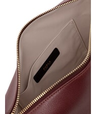 FURLA TONIE Petit sac en cuir avec bandouli&egrave;re pomme rouge - Sacs pour Femme - 4