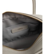 FURLA POPPY Mini sac &agrave; main avec bandouli&egrave;re gris pierre - Sacs pour Femme - 5