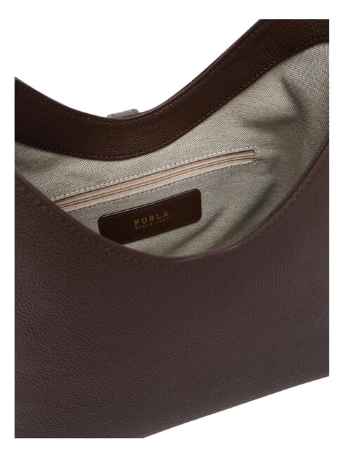 GOCCIA Sac bandouli&egrave;re en cuir chocolat - Sacs pour Femme