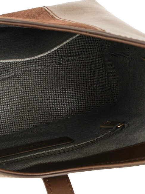 GOCCIA  sac bandouli&egrave;re tons expresso - Sacs pour Femme