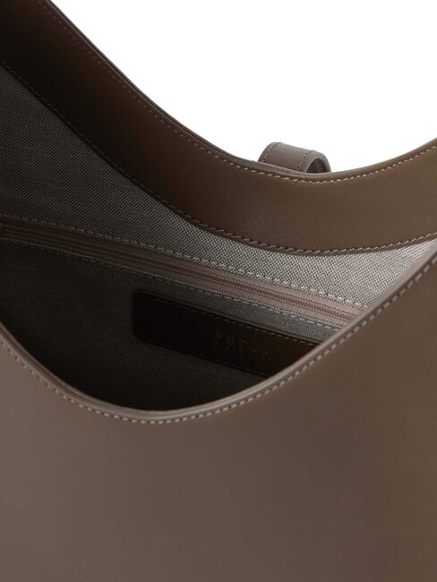 GOCCIA Sac bandouli&egrave;re en cuir gris boueux - Sacs pour Femme