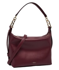 FURLA TONIE Sac bandouli&egrave;re en cuir avec bandouli&egrave;re pomme rouge - Sacs pour Femme - 3