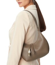 FURLA GOCCIA Sac bandouli&egrave;re en cuir martel&eacute; - Sacs pour Femme
