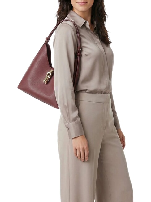 GOCCIA Sac bandouli&egrave;re en cuir pomme rouge - Sacs pour Femme