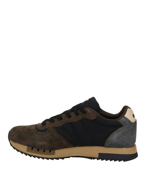 QUEENS  Baskets pour hommes marine/marron - Chaussures Homme