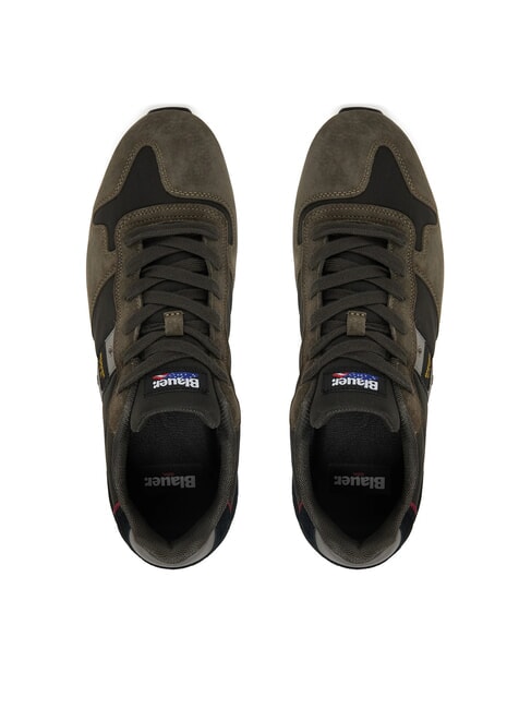 QUEENS  Baskets pour hommes noir/militaire - Chaussures Homme