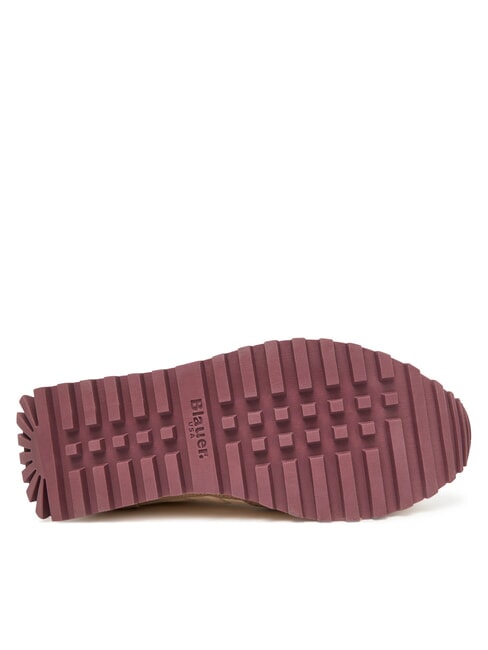 MILLEN  Baskets pour femmes cr&egrave;me/mauve - Chaussures Femme