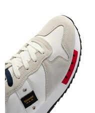 BLAUER QUEENS Baskets blanc/rouge/marine - Chaussures Homme - 3