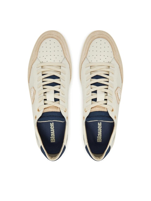 MURRAY Baskets cr&egrave;me/aviation - Chaussures Homme