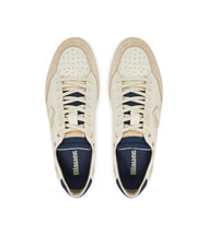 BLAUER MURRAY Baskets cr&egrave;me/aviation - Chaussures Homme - 4