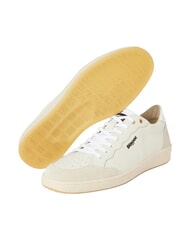 BLAUER MURRAY Baskets en cuir blanc/beige - Chaussures Homme - 5