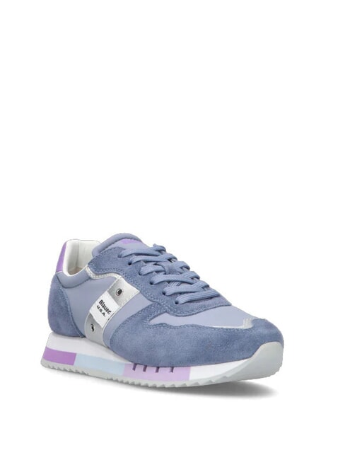 MELROSE Baskets jeans/lilas - Chaussures Femme