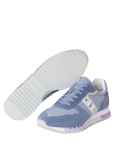 MELROSE Baskets jeans/lilas - Chaussures Femme