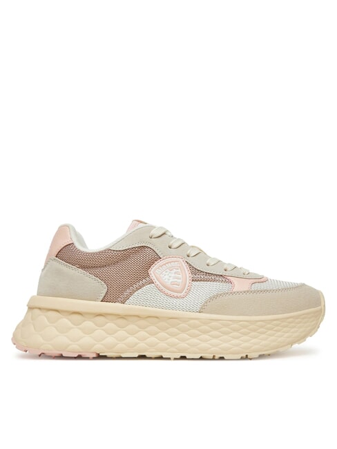 LYNN Baskets cr&egrave;me/nude - Chaussures Femme