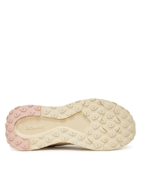 LYNN Baskets cr&egrave;me/nude - Chaussures Femme