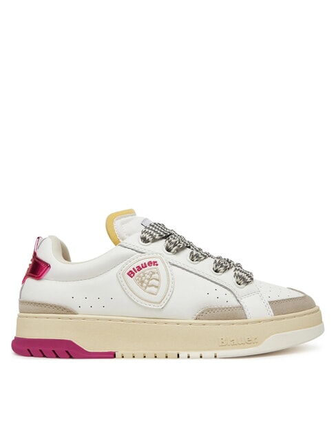 ADEL Baskets blanc/fuchsia - Chaussures Femme