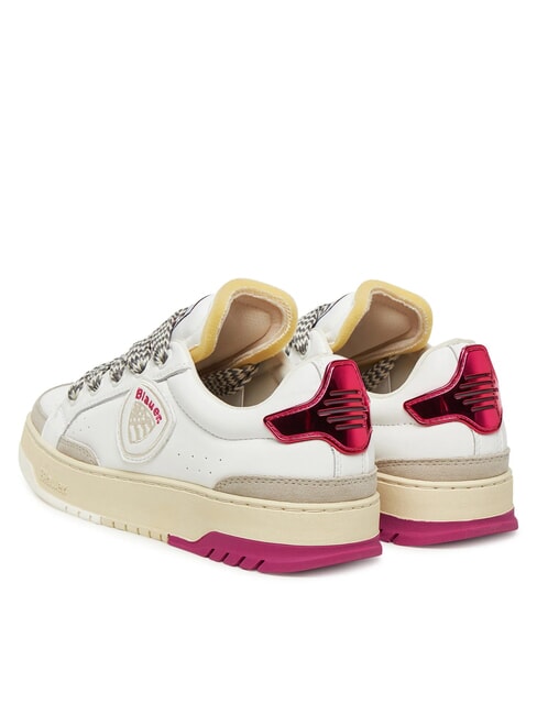 ADEL Baskets blanc/fuchsia - Chaussures Femme