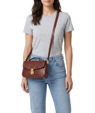 THE BRIDGE MIA Sac bandouli&egrave;re en cuir MARRON - Sacs pour Femme - 2