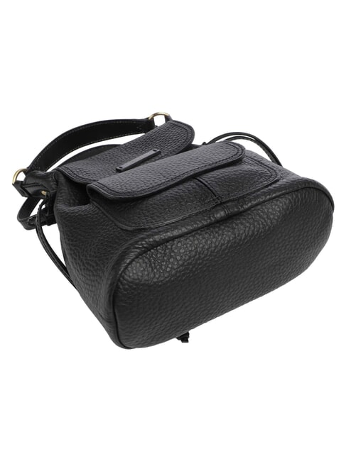 MARTINA Sac &agrave; dos en cuir martel&eacute; black Gold - Sacs pour Femme