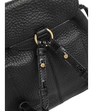 THE BRIDGE MARTINA Sac &agrave; dos en cuir martel&eacute; black Gold - Sacs pour Femme - 5