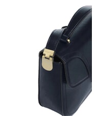 THE BRIDGE MIA Sac bandouli&egrave;re en cuir black Gold - Sacs pour Femme - 5