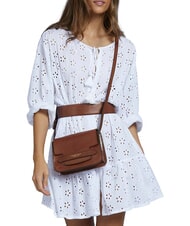 THE BRIDGE LUCREZIA Mini sac port&eacute; &eacute;paule moka &agrave; l'or - Sacs pour Femme - 2