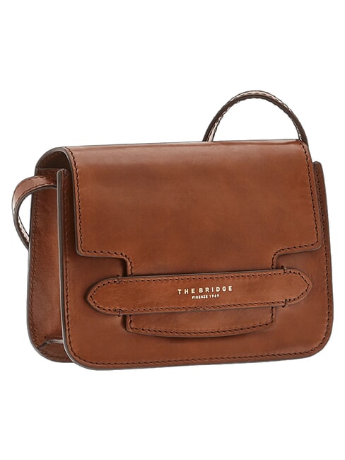 LUCREZIA Mini sac port&eacute; &eacute;paule moka &agrave; l'or - Sacs pour Femme