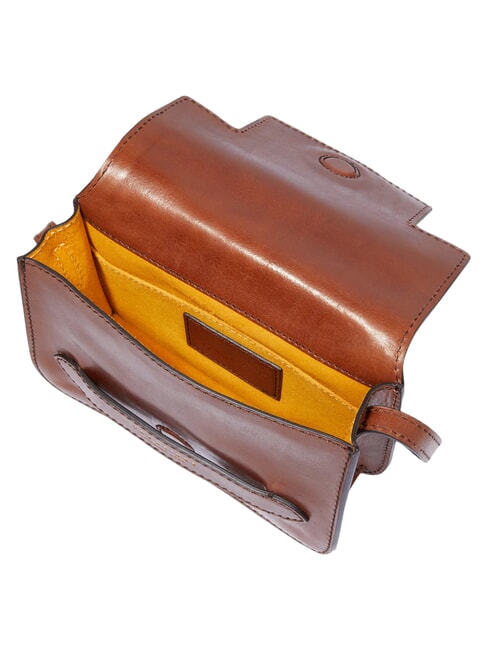 LUCREZIA Mini sac port&eacute; &eacute;paule moka &agrave; l'or - Sacs pour Femme