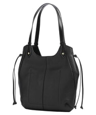 THE BRIDGE MARTINA Sac bandouli&egrave;re en cuir black Gold - Sacs pour Femme - 3