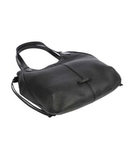 THE BRIDGE MARTINA Sac bandouli&egrave;re en cuir black Gold - Sacs pour Femme - 4
