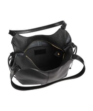THE BRIDGE MARTINA Sac bandouli&egrave;re en cuir black Gold - Sacs pour Femme - 5