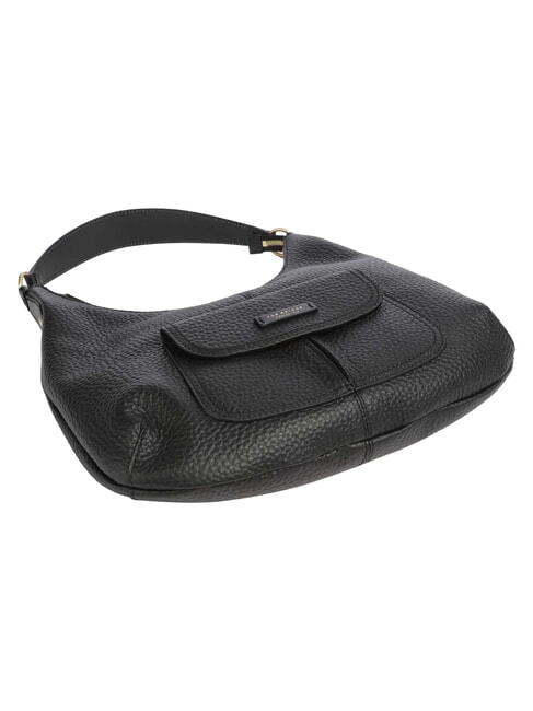 MARTINA Sac bandouli&egrave;re en cuir black Gold - Sacs pour Femme